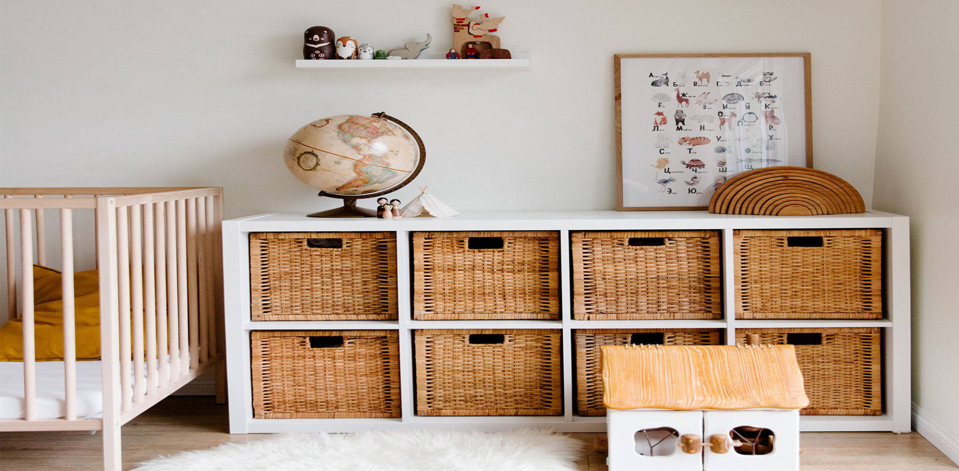 5. Use Baskets as a Clever Way to Conceal Toys